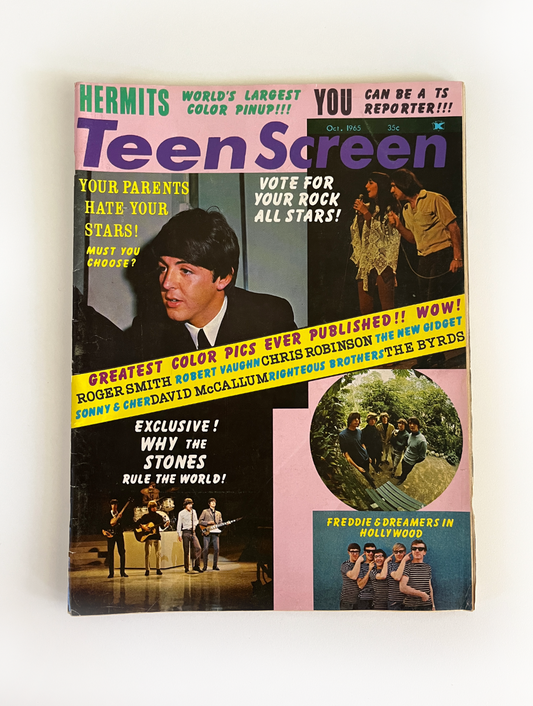 October 1965 Teen Screen Magazine