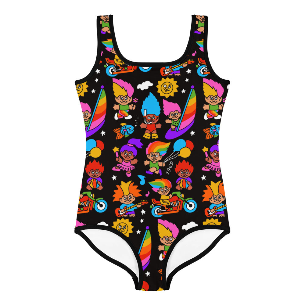 Cowabunga All-Over Print Kids Swimsuit